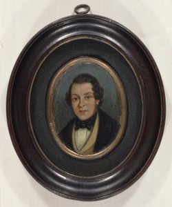 Miniatur: Porträt von Abram Constable (1783-1862), Bruder des Künstlers von John (attr. to) Constable