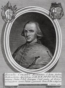 Porträt von Ercole Consalvi (1757-1824), italienischer Kardinal und Politiker, Gravur von Carlo Antonini von Walter Charles Mills