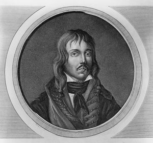 Porträt von Francois Severin Marceau-Desgraviers (1769-1796), französischer General der Revolutionskriege, Gravur
