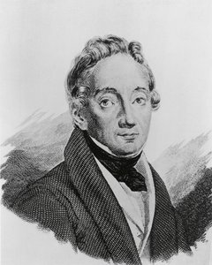 Porträt von Pietro Colletta (1775-1831), italienischer General und Historiker, Gravur