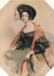 Porträt einer Dame, ca. 1855 von John Absolon