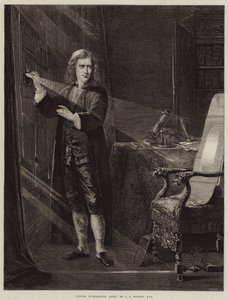 Newton untersucht Licht von John Adam P. Houston