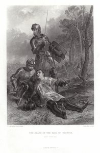 Der Tod des Earl of Warwick von John Adam P. Houston