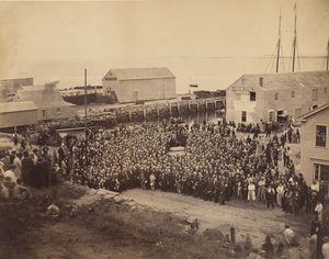 Nationaler Kongregationsrat am Plymouth Rock, 22. Juni 1865