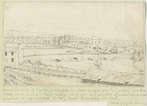 Burton-upon-Trent Brücke und Stadt
