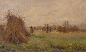 Ernteszene, 1885-99 von John Anderson