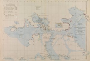 Vergrößerter Plan von Erebus und Terror Bay – Die Winterquartiere von Sir John Franklin