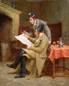 Nachrichten von der Armee, ca. 1900 von John Arthur Lomax