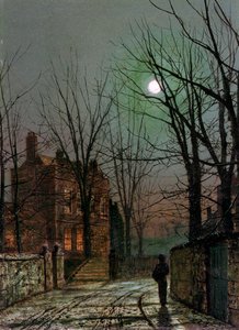 Im Licht des Mondes, 1882 von John Atkinson Grimshaw