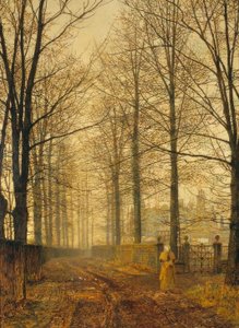 Vor dreihundert Jahren von John Atkinson Grimshaw