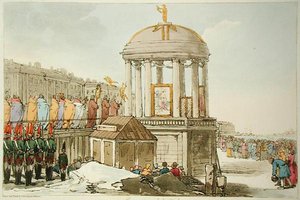 Weihe der Wasser, vom Künstler geätzt, veröffentlicht 1804