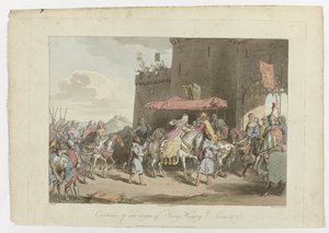 Kostüm aus der Regierungszeit von König Heinrich III., Anno 1250, 1. März 1814