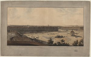 Panoramablick auf Sankt Petersburg, zwischen 1805 und 1807 von John Augustus Atkinson