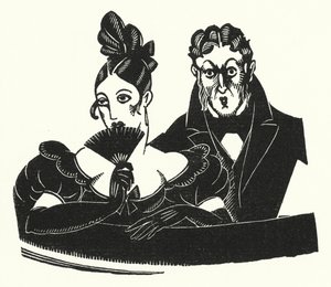 Illustration für Madame Bovary von Gustave Flaubert von John Austen