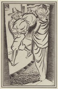 Illustration für Moll Flanders von Daniel Defoe von John Austen