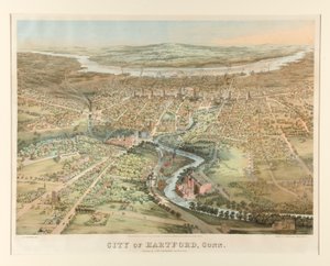 Stadt Hartford, Conn. von John Bachmann