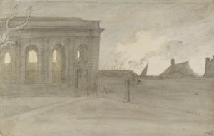 Pembroke College. Oxon. von John Baptist Malchair
