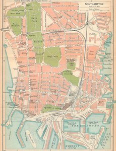Southampton, 20. Jahrhundert von John Bartholomew