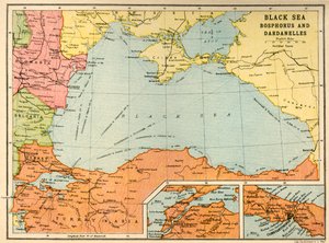 Schwarzes Meer: Bosporus und Dardanellen, ca. 1914, ca. 1920