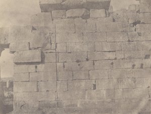 Karnak, Hypostylensaal, Südwand (Außenseite) von John Beasly Greene