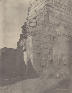 Louqsor. Historische Skulpturen des Pylons, rechte Masse von John Beasly Greene