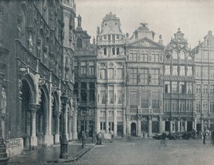 Eine Ecke des Grand Place, Brüssel, Belgien, um 1900 1914-1915 von John Benjamin Stone