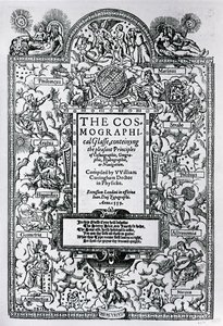 Titelseite von The Cosmographical Glass, 1559