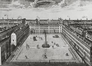 Lincolns Inn New Square, ca. 1725 von John Bowles