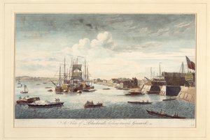 Ein Blick auf Blackwall in Richtung Greenwich
