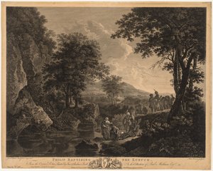 Philippus tauft den Eunuchen, 1772