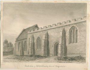 Abbots Bromley Kirche von John Buckler