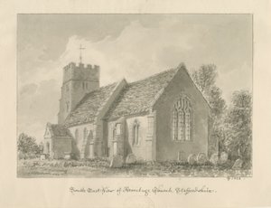 Armitage Kirche: Sepia-Zeichnung von John Buckler