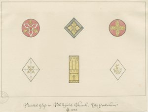 Blithfield Kirche - bemaltes Glas