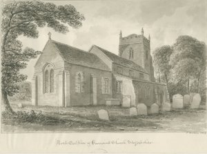 Caverswall Kirche von John Buckler