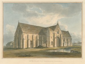 Sherborne - Die Abteischeune, Dorset von John Buckler