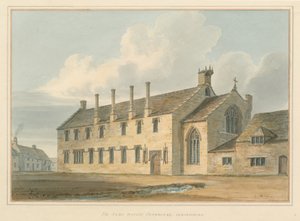 Dorset - Sherborne - Das Almosenhaus, 1802 von John Buckler