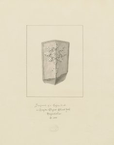 Drayton Bassett Kirche - Sargdeckel von John Buckler