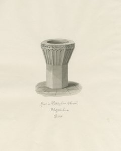 Taufbecken in der Kirche von Pattingham