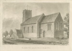 Gayton Kirche, 1841 von John Buckler