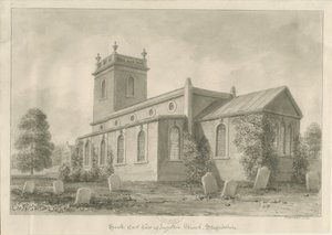 Ingestre Kirche von John Buckler