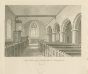 Innenraum der High Offley Kirche