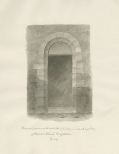 Innenraum der Standon Kirche von John Buckler