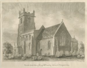 Kings Bromley Kirche von John Buckler