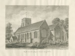 Kinver Church: Sepia-Zeichnung von John Buckler