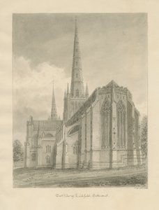 Lichfield Kathedrale - Ostansicht von John Buckler