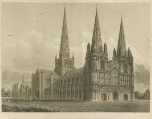 Lichfield Kathedrale - Nordwestansicht