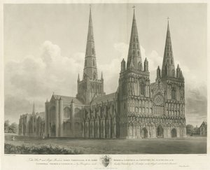 Lichfield Kathedrale - Nordwestansicht