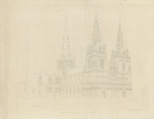 Lichfield Kathedrale - Nordwestansicht