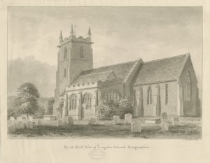 Longdon Kirche von John Buckler