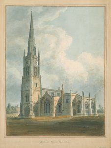 Bloxham Kirche von John Buckler
